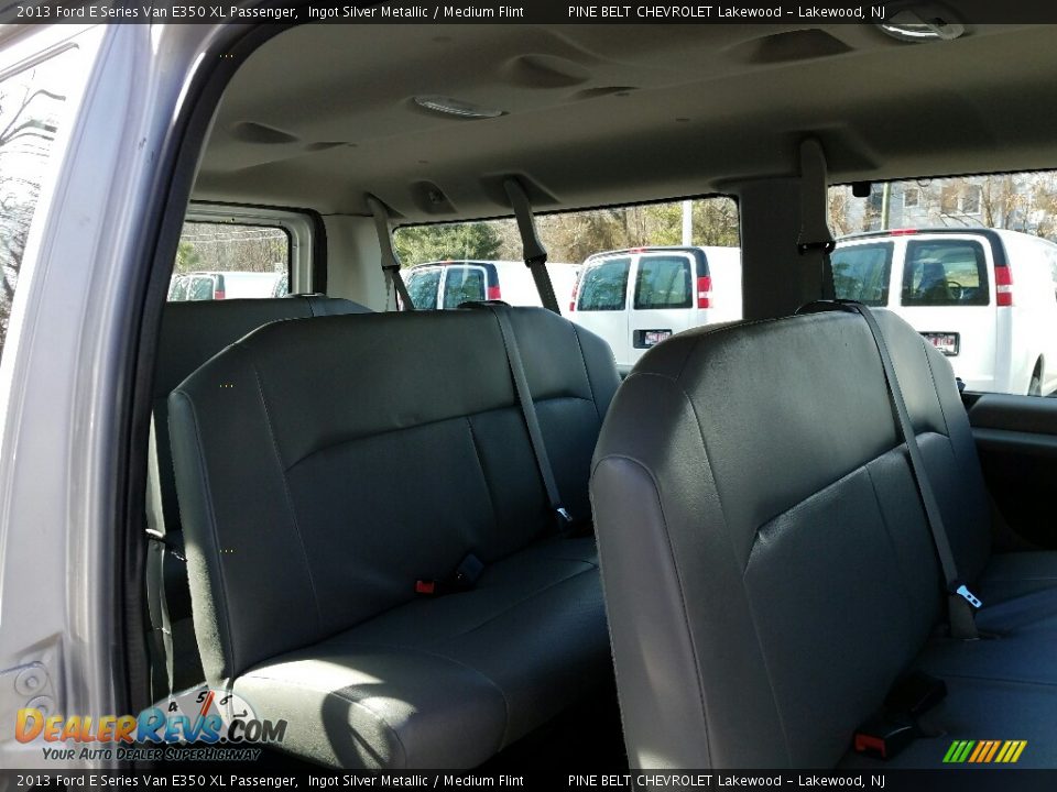 2013 Ford E Series Van E350 XL Passenger Ingot Silver Metallic / Medium Flint Photo #10