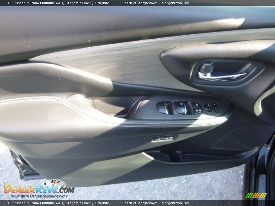 2017 Nissan Murano Platinum AWD Magnetic Black / Graphite Photo #14