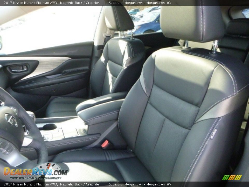 2017 Nissan Murano Platinum AWD Magnetic Black / Graphite Photo #15