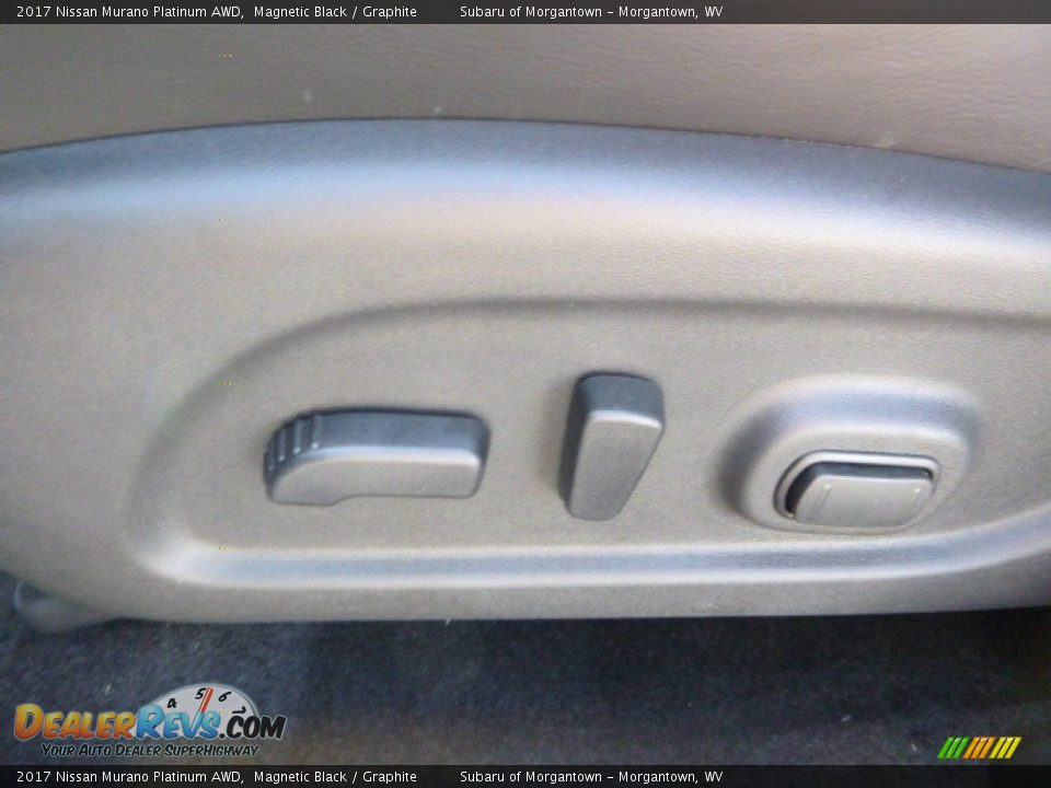 2017 Nissan Murano Platinum AWD Magnetic Black / Graphite Photo #16