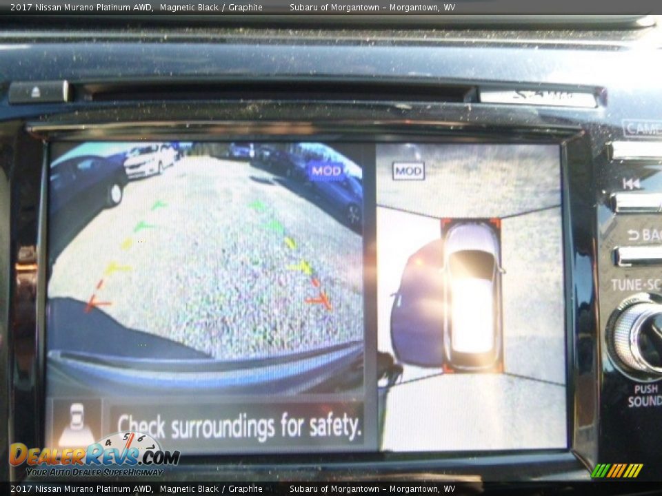 2017 Nissan Murano Platinum AWD Magnetic Black / Graphite Photo #19