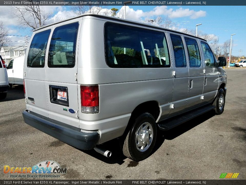 2013 Ford E Series Van E350 XL Passenger Ingot Silver Metallic / Medium Flint Photo #14