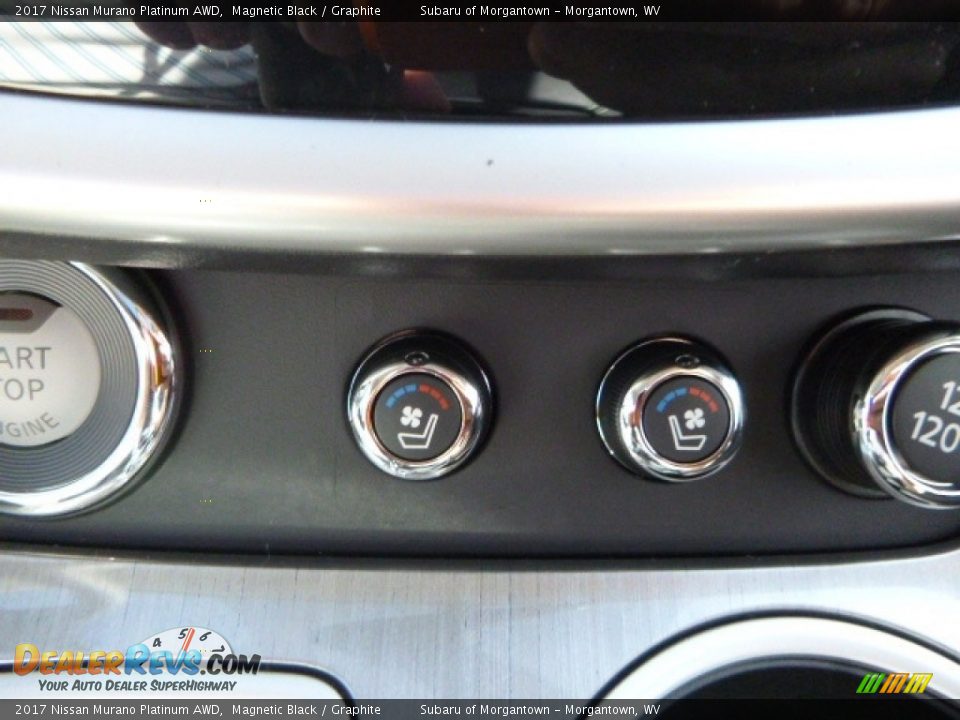 2017 Nissan Murano Platinum AWD Magnetic Black / Graphite Photo #20