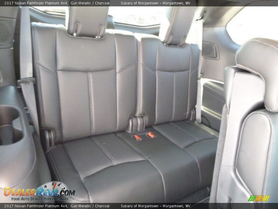 Rear Seat of 2017 Nissan Pathfinder Platinum 4x4 Photo #6