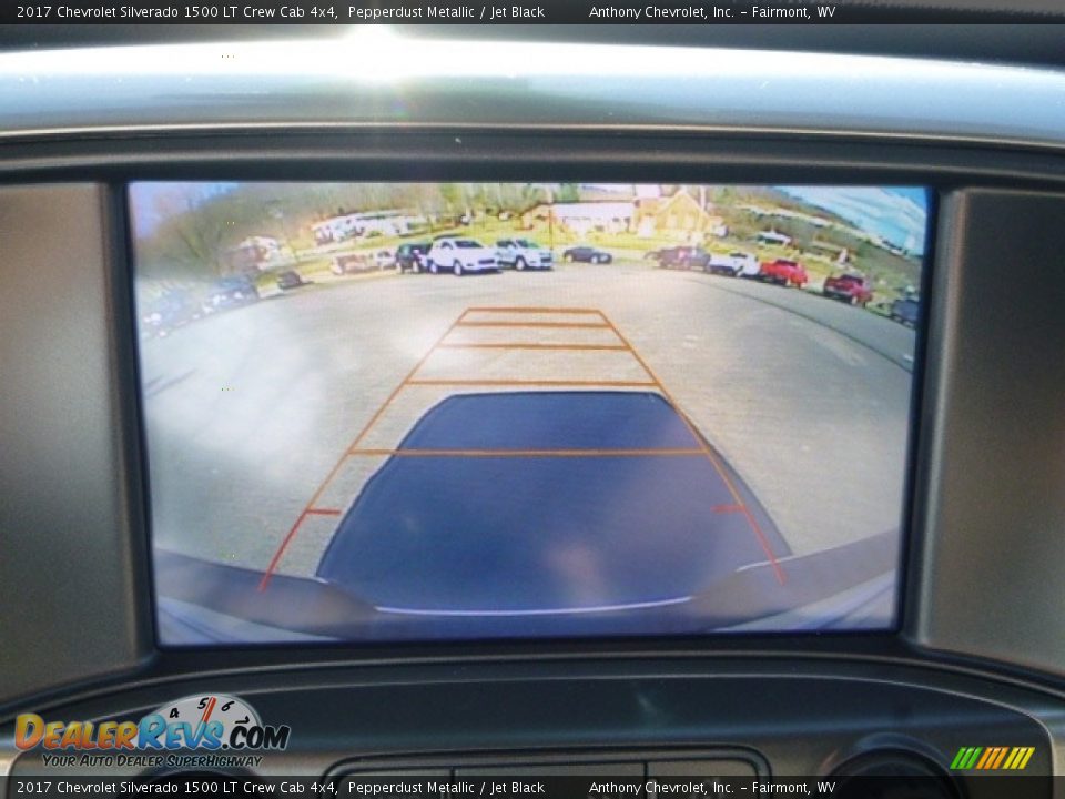 2017 Chevrolet Silverado 1500 LT Crew Cab 4x4 Pepperdust Metallic / Jet Black Photo #17