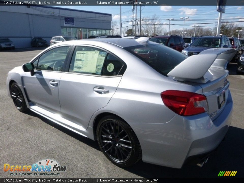 2017 Subaru WRX STI Ice Silver Metallic / Carbon Black Photo #9