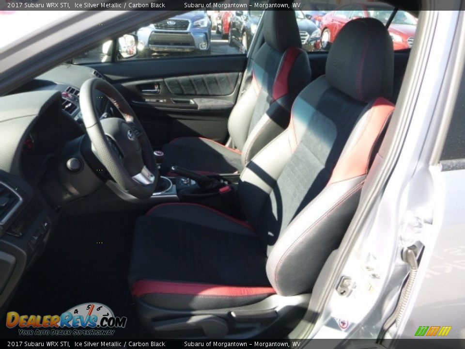 2017 Subaru WRX STI Ice Silver Metallic / Carbon Black Photo #13