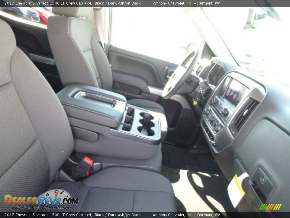 2017 Chevrolet Silverado 1500 LT Crew Cab 4x4 Black / Dark Ash/Jet Black Photo #9