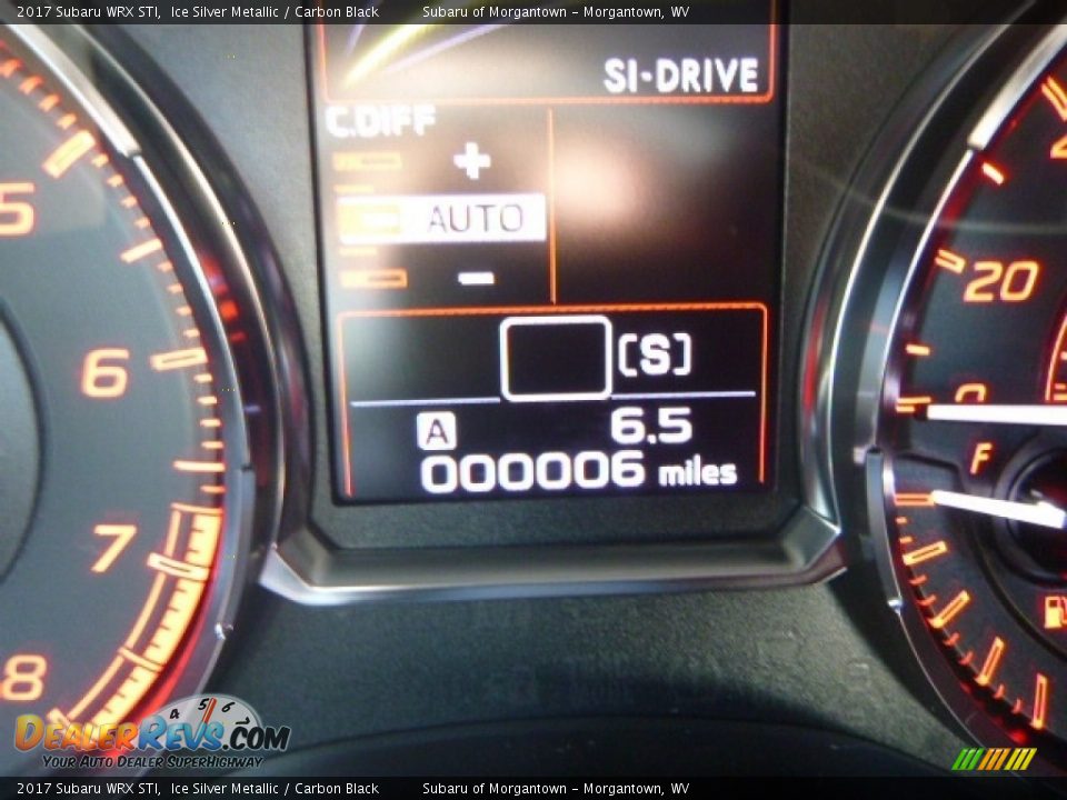 2017 Subaru WRX STI Ice Silver Metallic / Carbon Black Photo #18