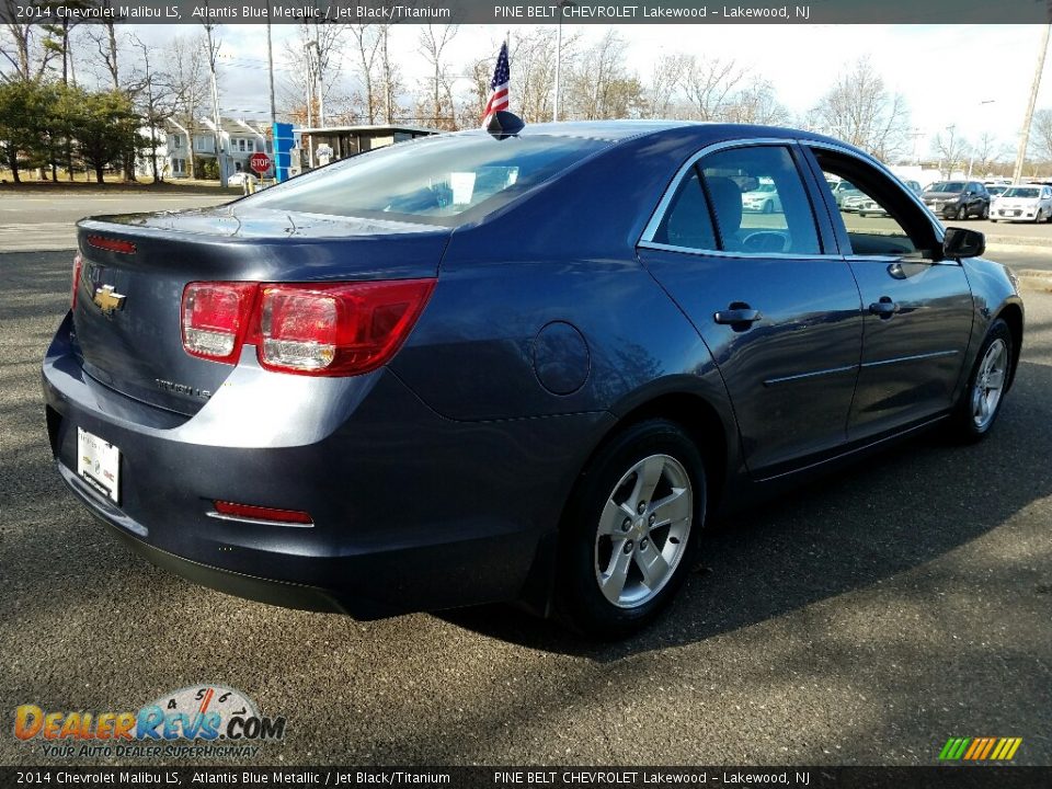 2014 Chevrolet Malibu LS Atlantis Blue Metallic / Jet Black/Titanium Photo #7