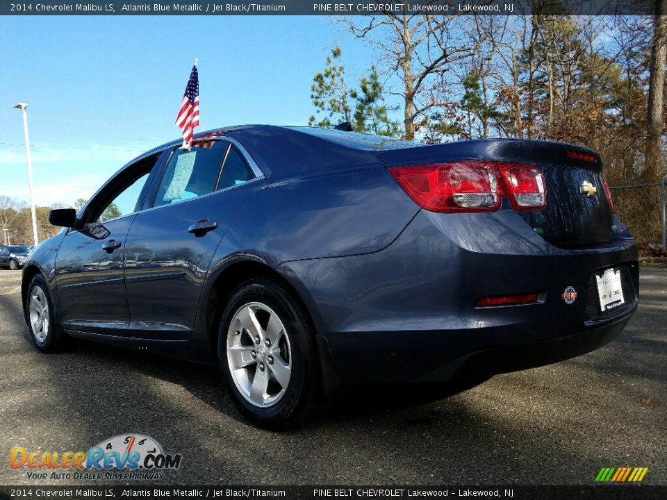 2014 Chevrolet Malibu LS Atlantis Blue Metallic / Jet Black/Titanium Photo #9