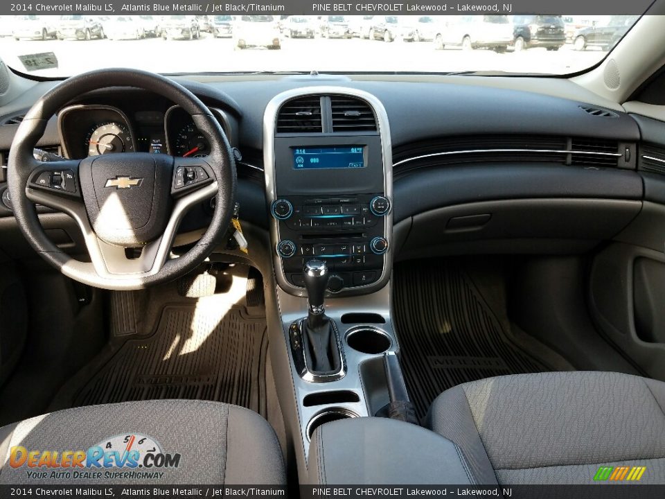 2014 Chevrolet Malibu LS Atlantis Blue Metallic / Jet Black/Titanium Photo #12