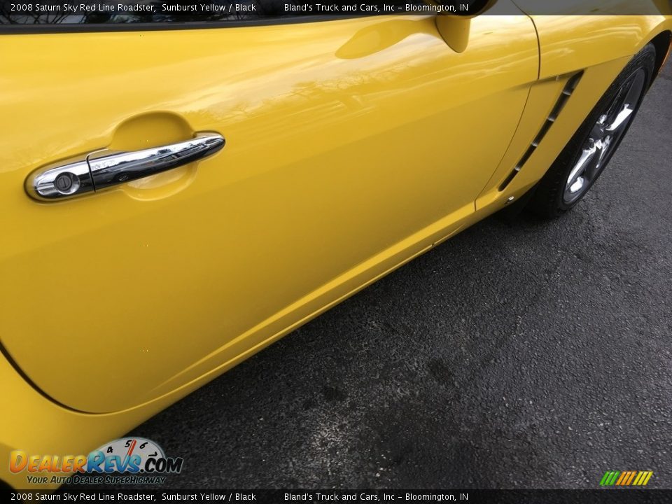 2008 Saturn Sky Red Line Roadster Sunburst Yellow / Black Photo #26