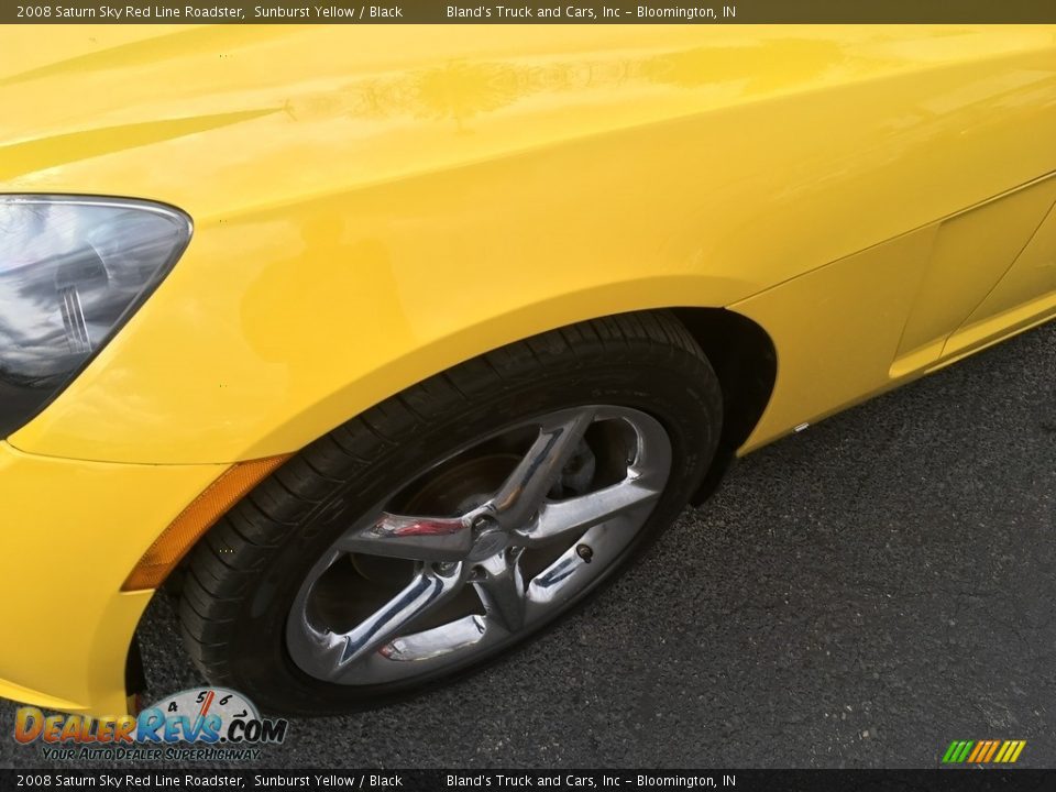 2008 Saturn Sky Red Line Roadster Sunburst Yellow / Black Photo #28