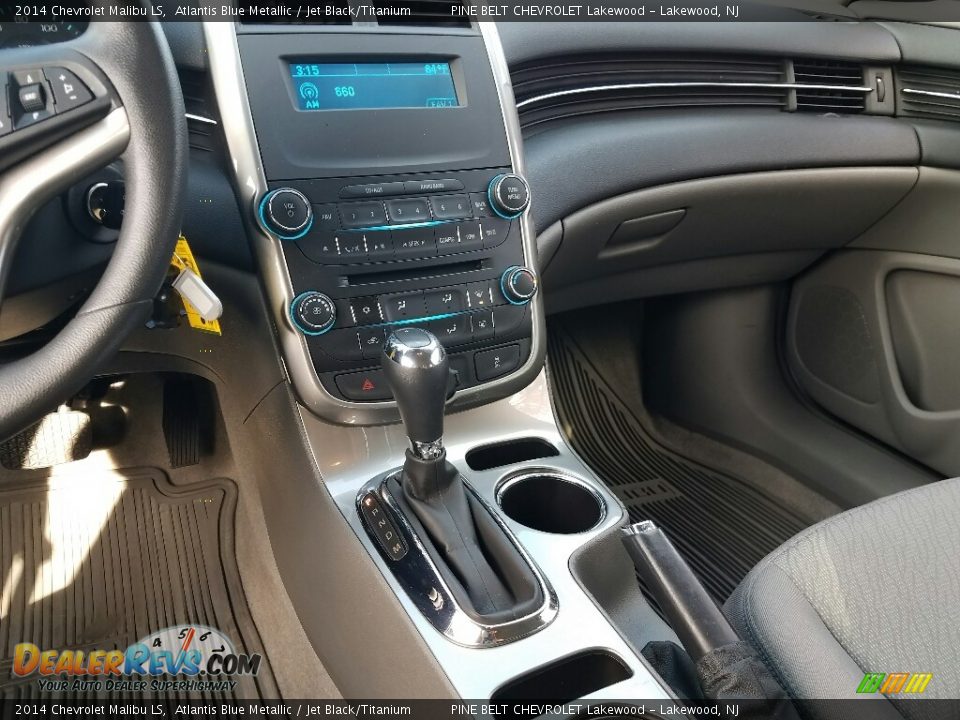 2014 Chevrolet Malibu LS Atlantis Blue Metallic / Jet Black/Titanium Photo #14