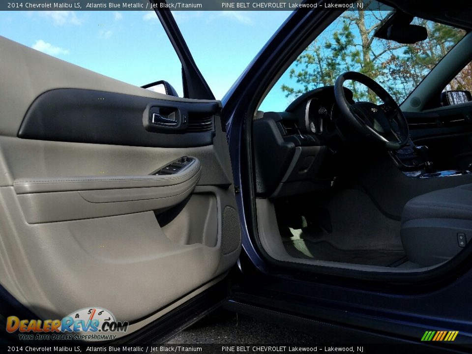 2014 Chevrolet Malibu LS Atlantis Blue Metallic / Jet Black/Titanium Photo #15