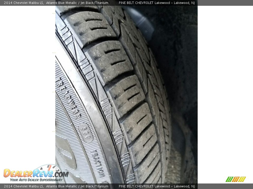2014 Chevrolet Malibu LS Atlantis Blue Metallic / Jet Black/Titanium Photo #19