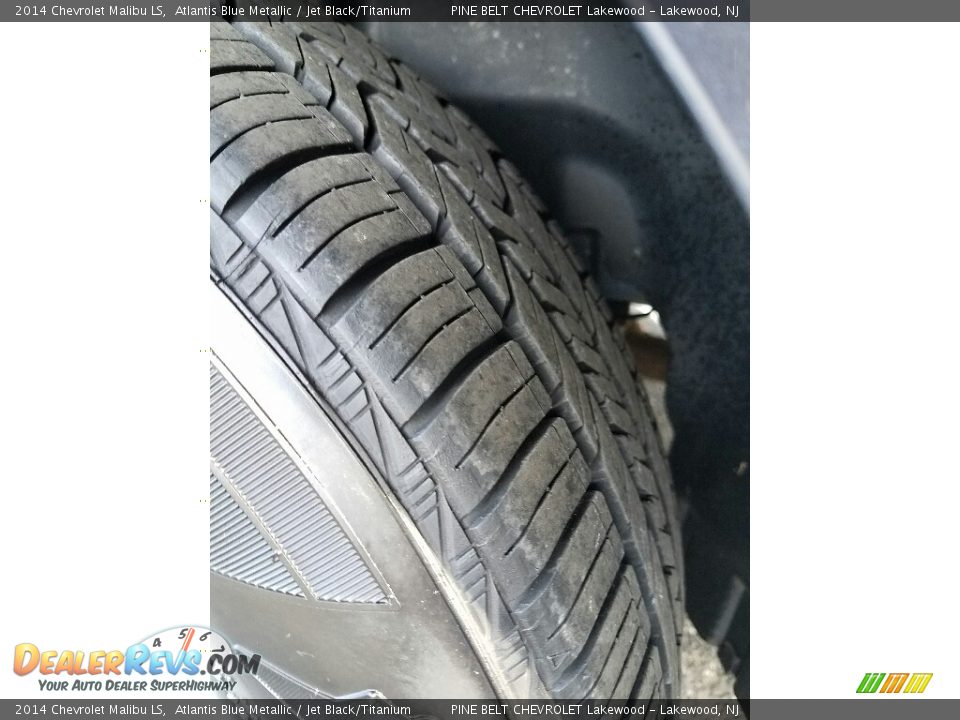 2014 Chevrolet Malibu LS Atlantis Blue Metallic / Jet Black/Titanium Photo #20