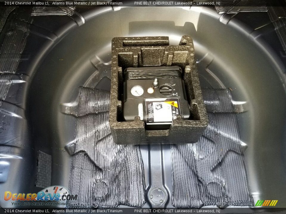 2014 Chevrolet Malibu LS Atlantis Blue Metallic / Jet Black/Titanium Photo #22