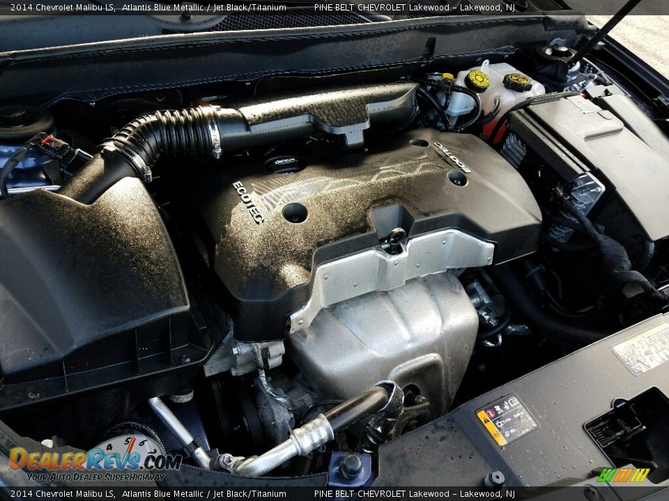 2014 Chevrolet Malibu LS Atlantis Blue Metallic / Jet Black/Titanium Photo #25