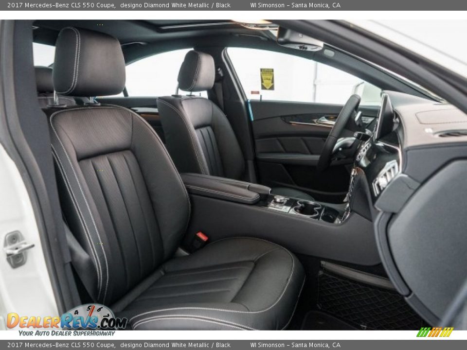 Black Interior - 2017 Mercedes-Benz CLS 550 Coupe Photo #2