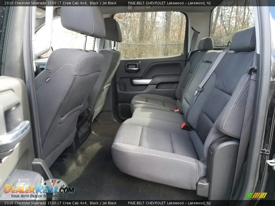2016 Chevrolet Silverado 1500 LT Crew Cab 4x4 Black / Jet Black Photo #12