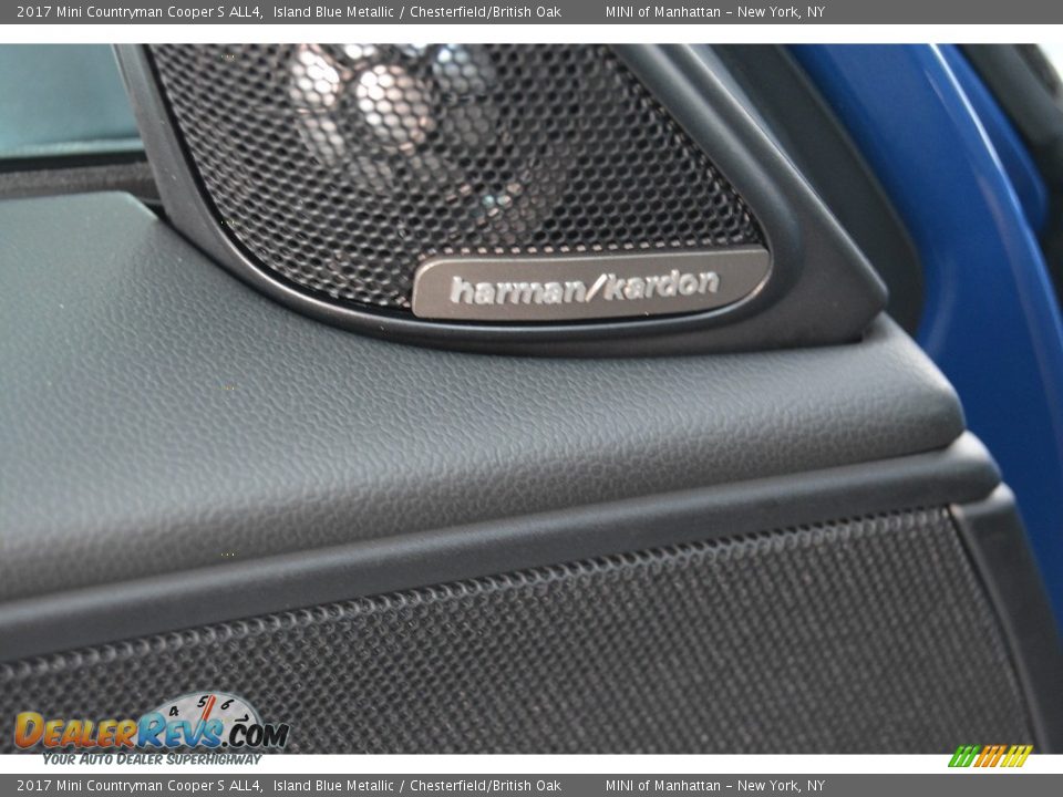 2017 Mini Countryman Cooper S ALL4 Island Blue Metallic / Chesterfield/British Oak Photo #8