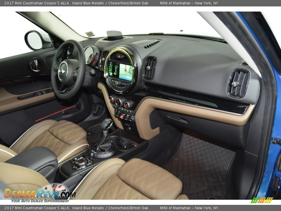 Chesterfield/British Oak Interior - 2017 Mini Countryman Cooper S ALL4 Photo #12