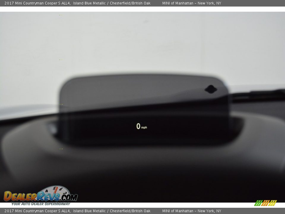 2017 Mini Countryman Cooper S ALL4 Island Blue Metallic / Chesterfield/British Oak Photo #21