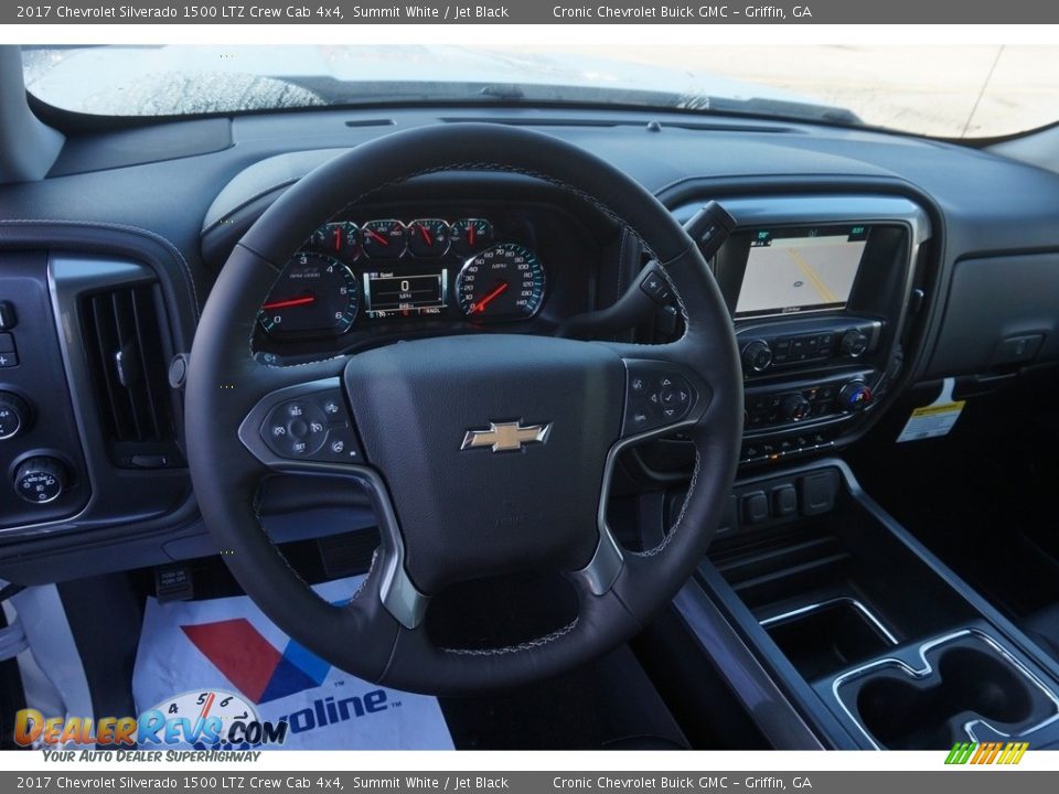 2017 Chevrolet Silverado 1500 LTZ Crew Cab 4x4 Summit White / Jet Black Photo #10