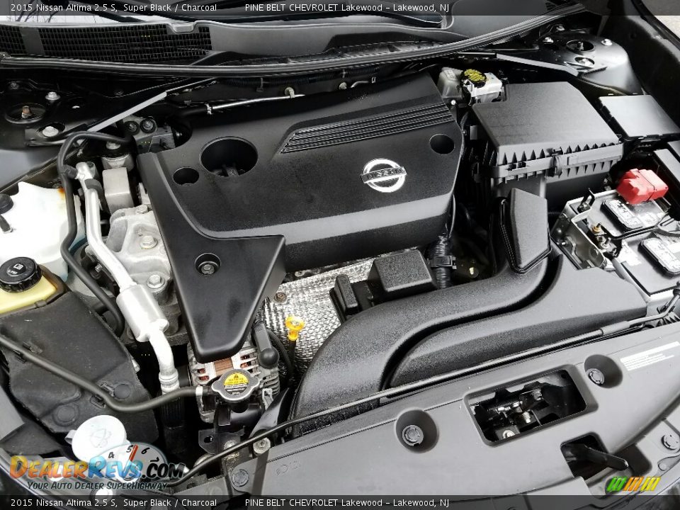 2015 Nissan Altima 2.5 S Super Black / Charcoal Photo #26