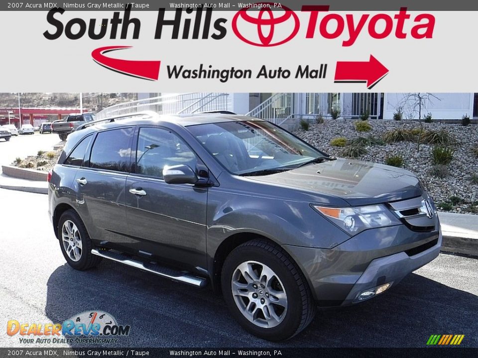 2007 Acura MDX Nimbus Gray Metallic / Taupe Photo #1