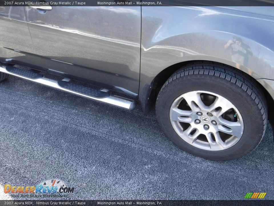 2007 Acura MDX Nimbus Gray Metallic / Taupe Photo #3