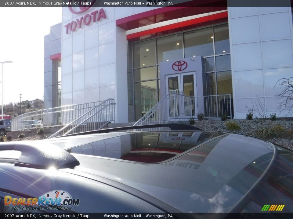 2007 Acura MDX Nimbus Gray Metallic / Taupe Photo #4