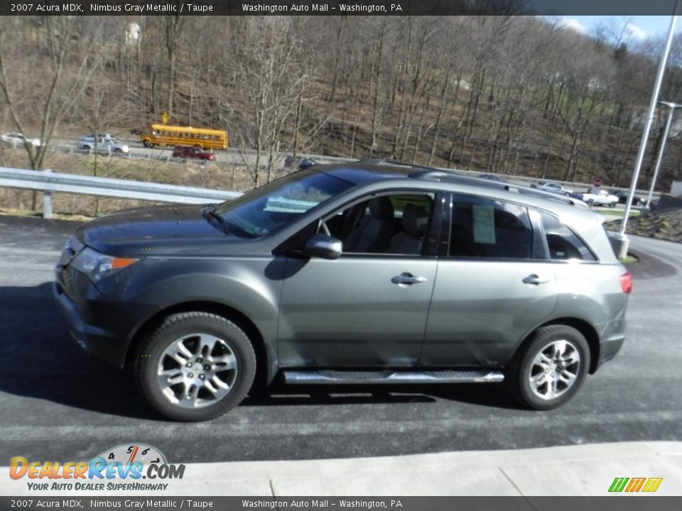 2007 Acura MDX Nimbus Gray Metallic / Taupe Photo #7