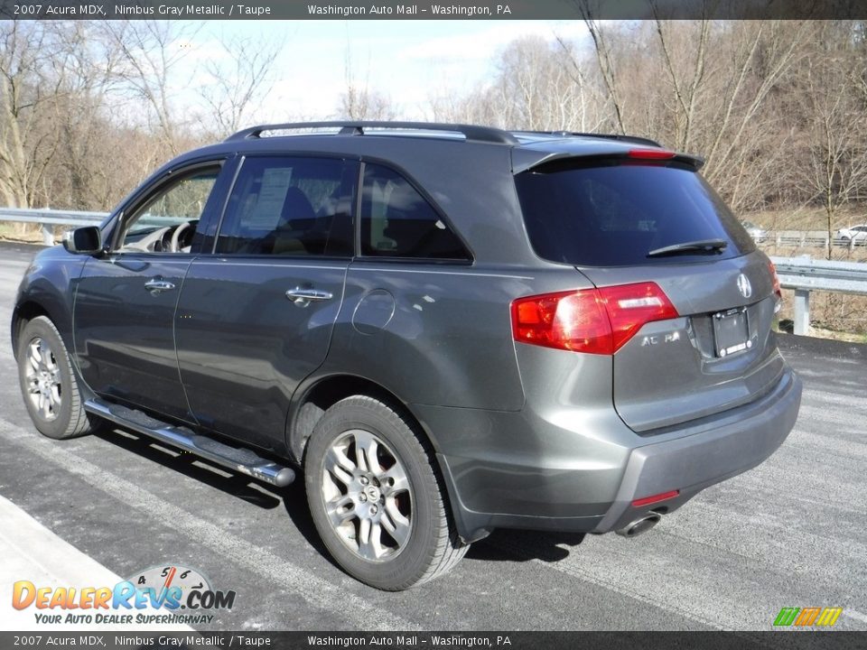 2007 Acura MDX Nimbus Gray Metallic / Taupe Photo #8