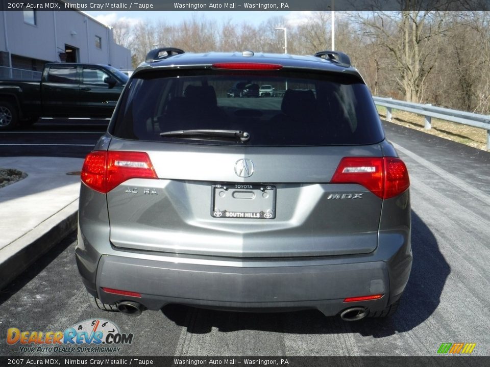 2007 Acura MDX Nimbus Gray Metallic / Taupe Photo #9