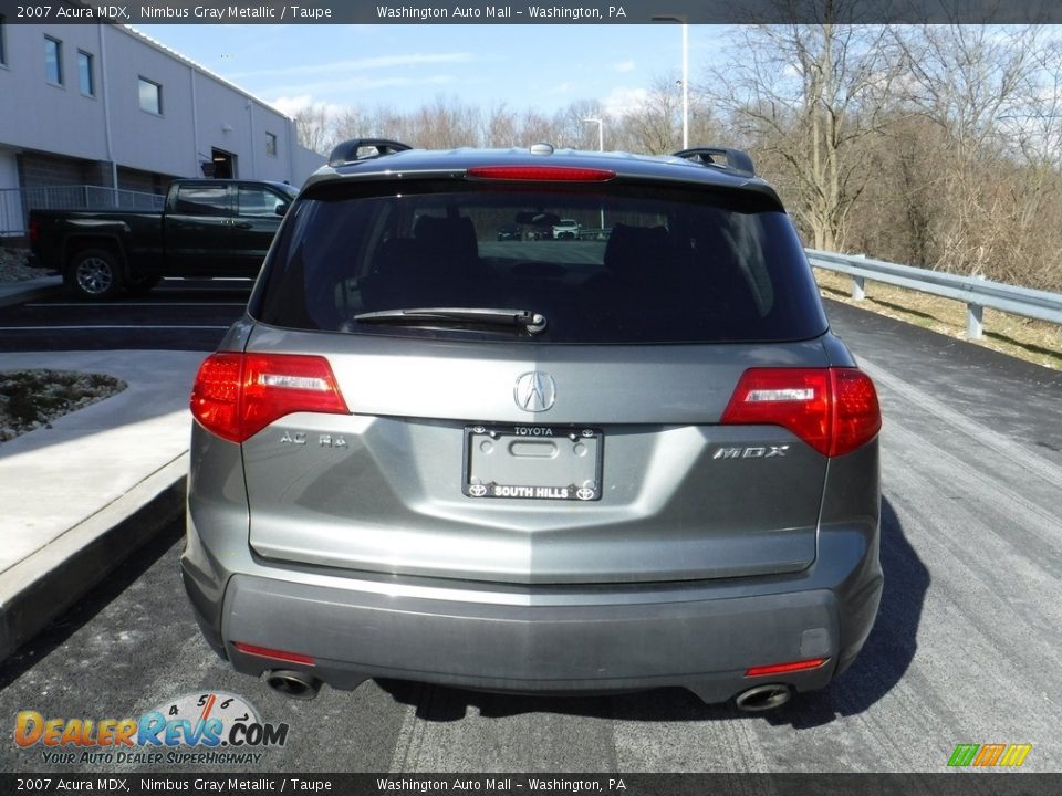 2007 Acura MDX Nimbus Gray Metallic / Taupe Photo #11