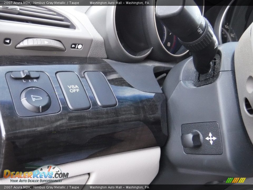 2007 Acura MDX Nimbus Gray Metallic / Taupe Photo #18