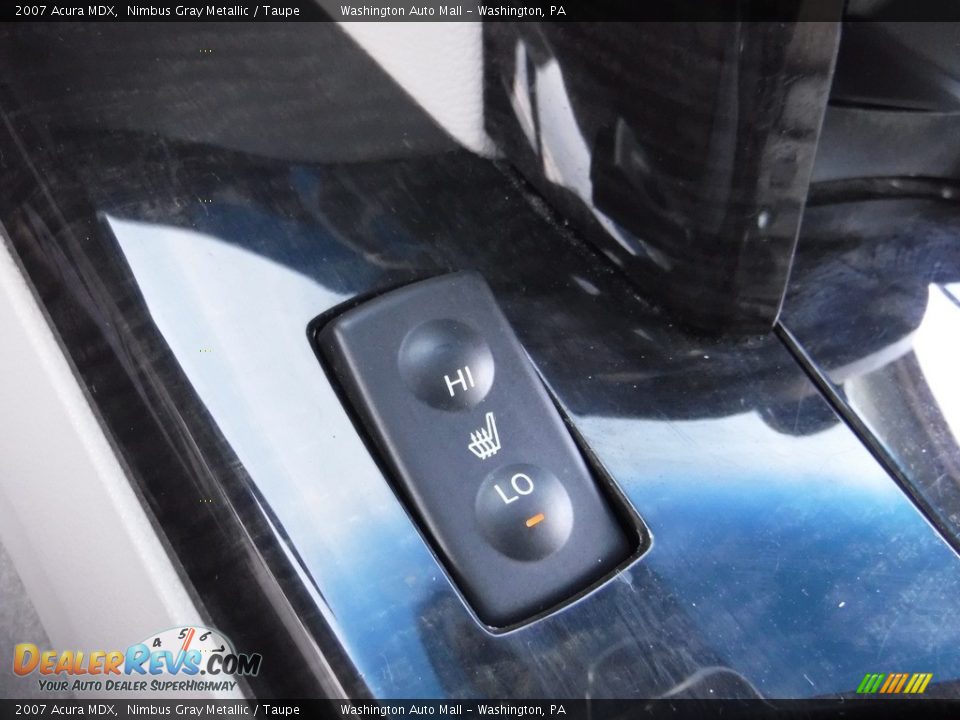 2007 Acura MDX Nimbus Gray Metallic / Taupe Photo #21