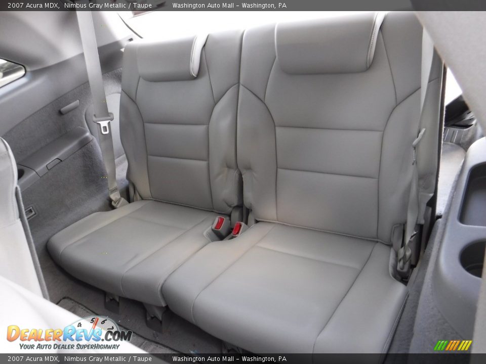 2007 Acura MDX Nimbus Gray Metallic / Taupe Photo #25