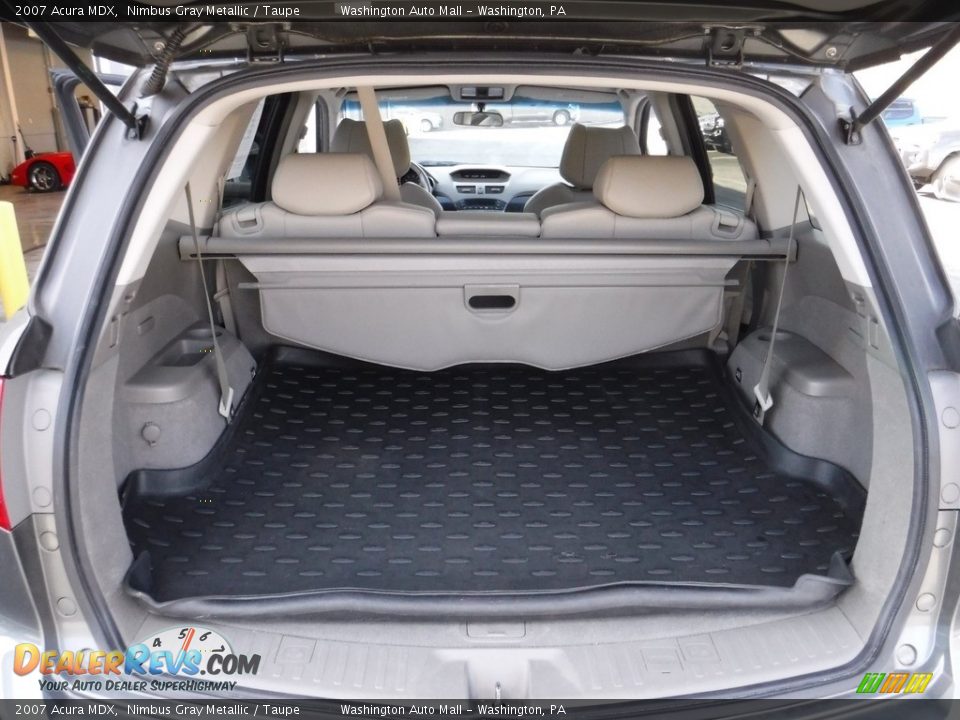 2007 Acura MDX Nimbus Gray Metallic / Taupe Photo #26