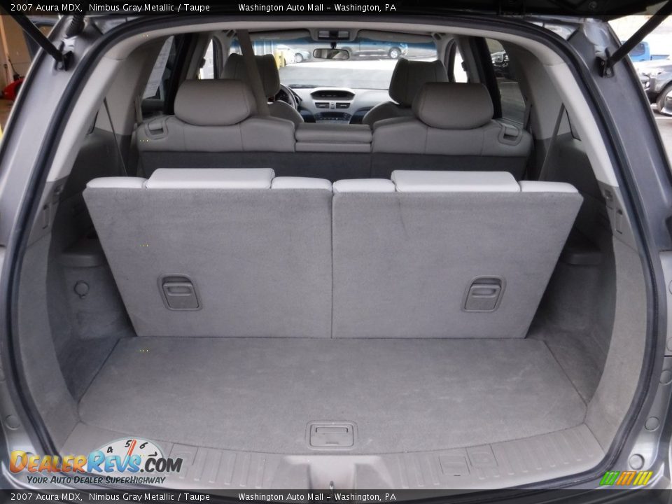 2007 Acura MDX Nimbus Gray Metallic / Taupe Photo #27