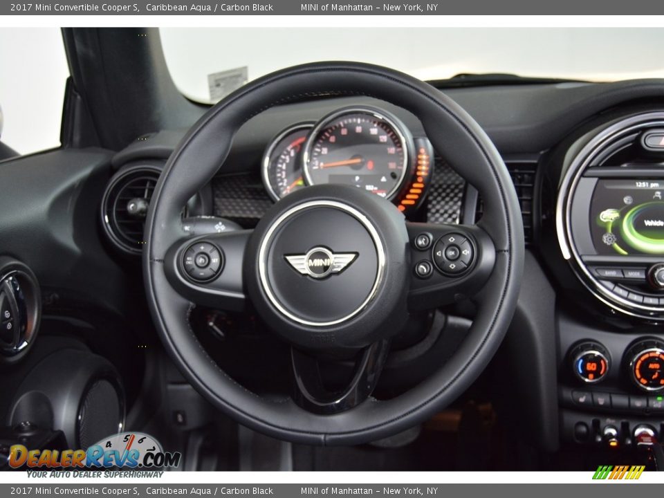 2017 Mini Convertible Cooper S Steering Wheel Photo #17