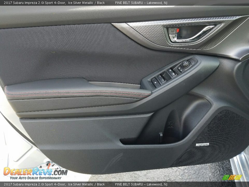 2017 Subaru Impreza 2.0i Sport 4-Door Ice Silver Metallic / Black Photo #6