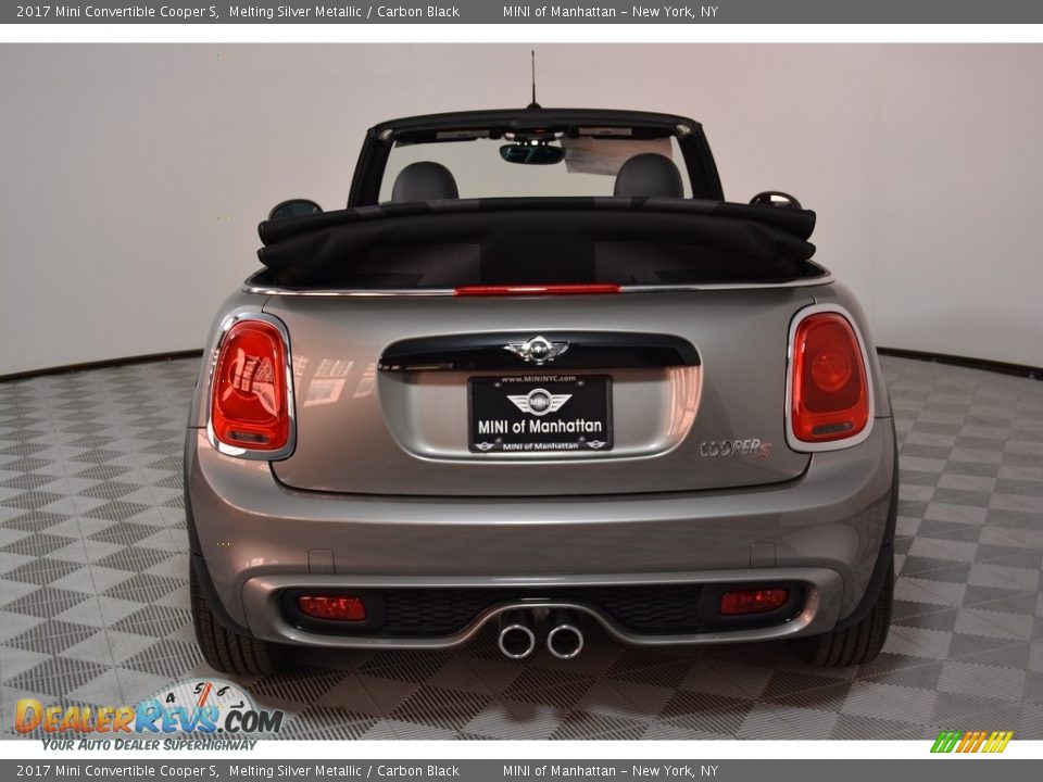 2017 Mini Convertible Cooper S Melting Silver Metallic / Carbon Black Photo #6