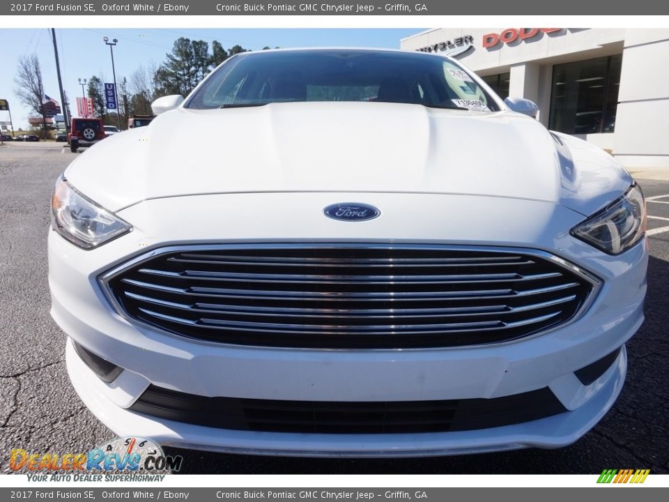 2017 Ford Fusion SE Oxford White / Ebony Photo #2