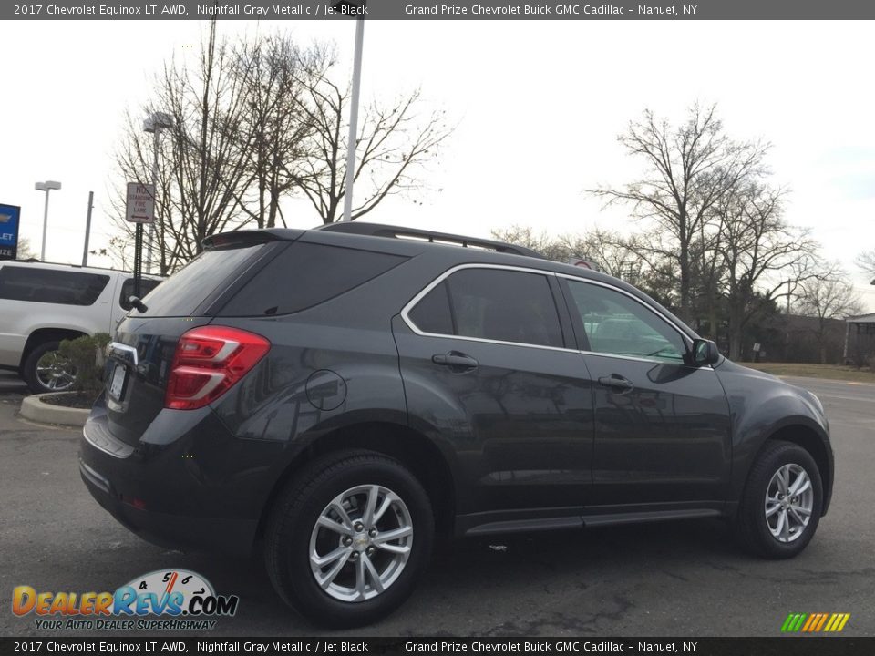 2017 Chevrolet Equinox LT AWD Nightfall Gray Metallic / Jet Black Photo #5