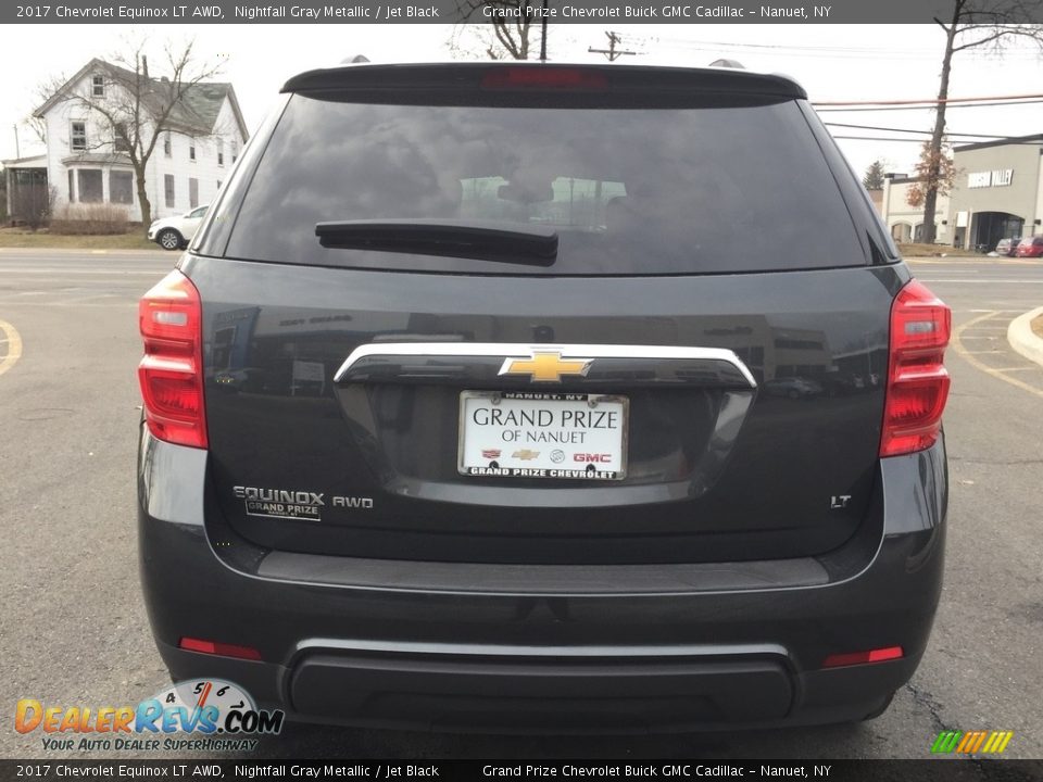 2017 Chevrolet Equinox LT AWD Nightfall Gray Metallic / Jet Black Photo #6