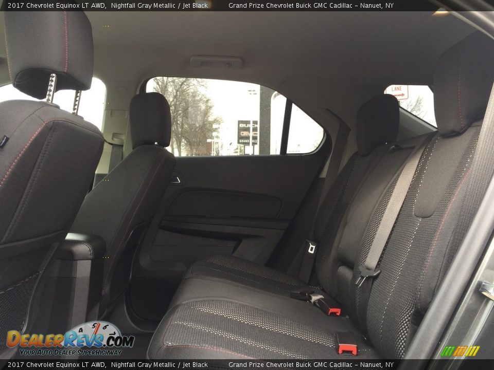 2017 Chevrolet Equinox LT AWD Nightfall Gray Metallic / Jet Black Photo #8